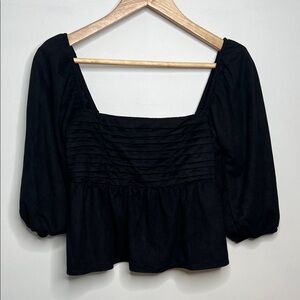 Francesca's Black Blouse